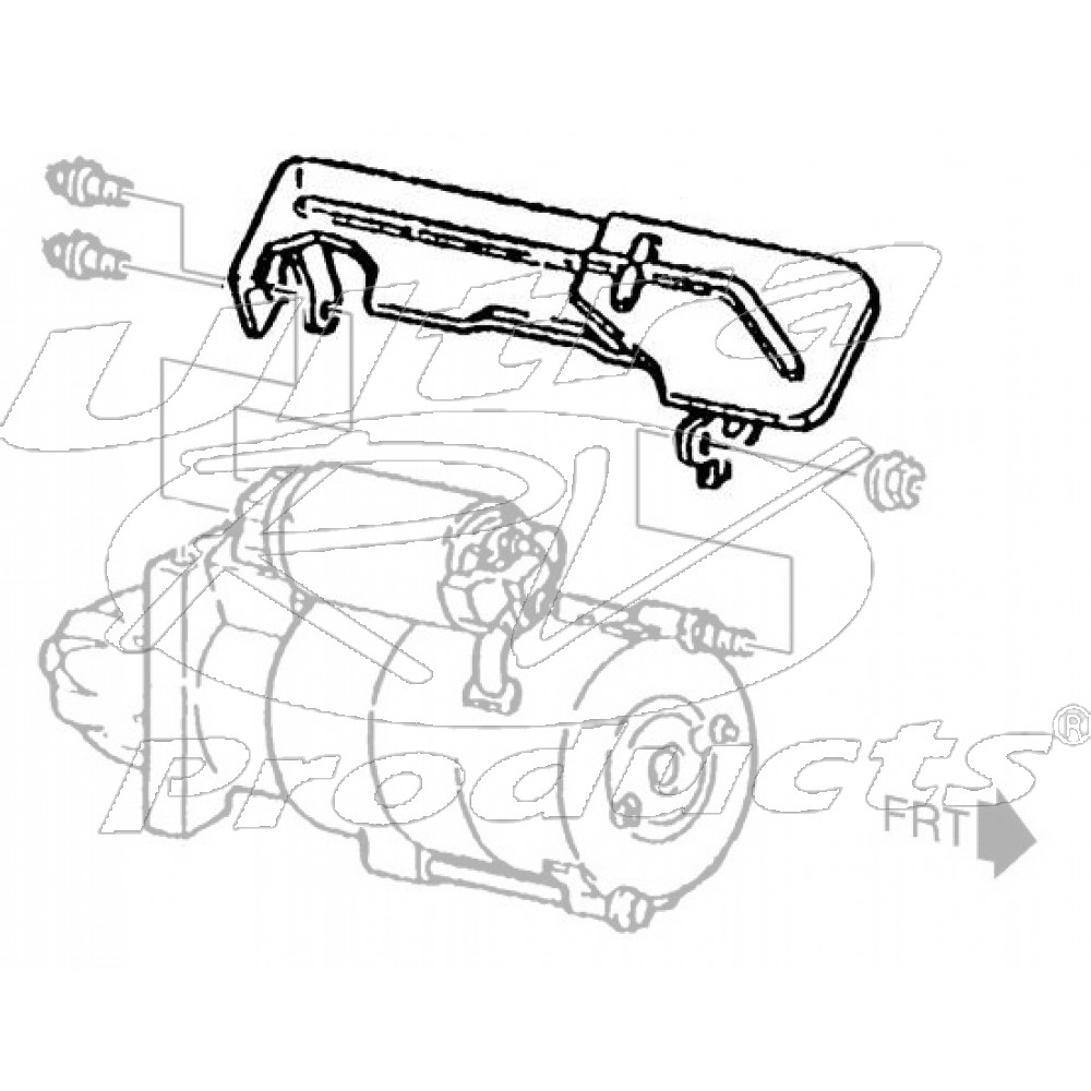 12568900 - Starter Heat Shield